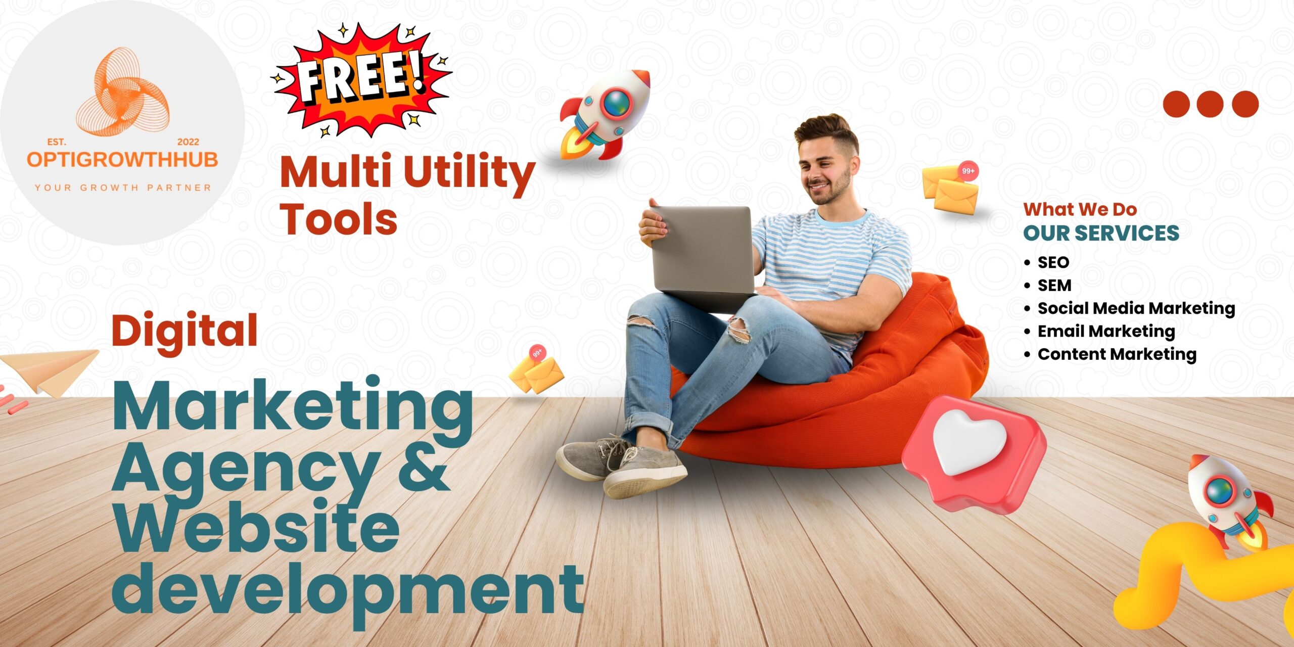 Digital Marketing Agency & Website Development Optigrowth