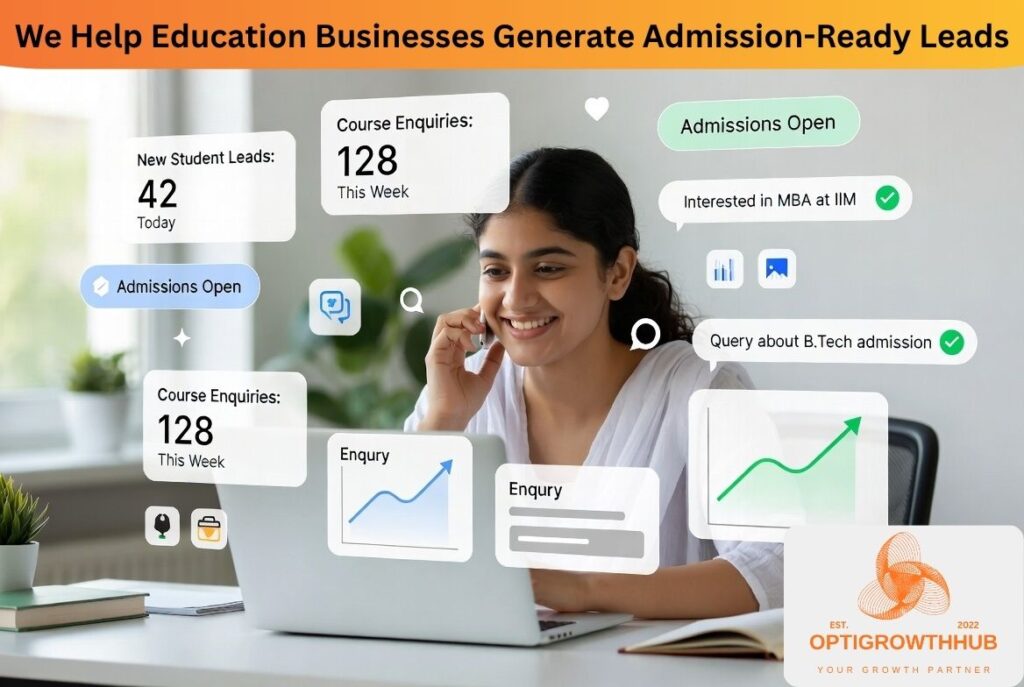 We Help Education Businesses Generate Admission-Ready Leads