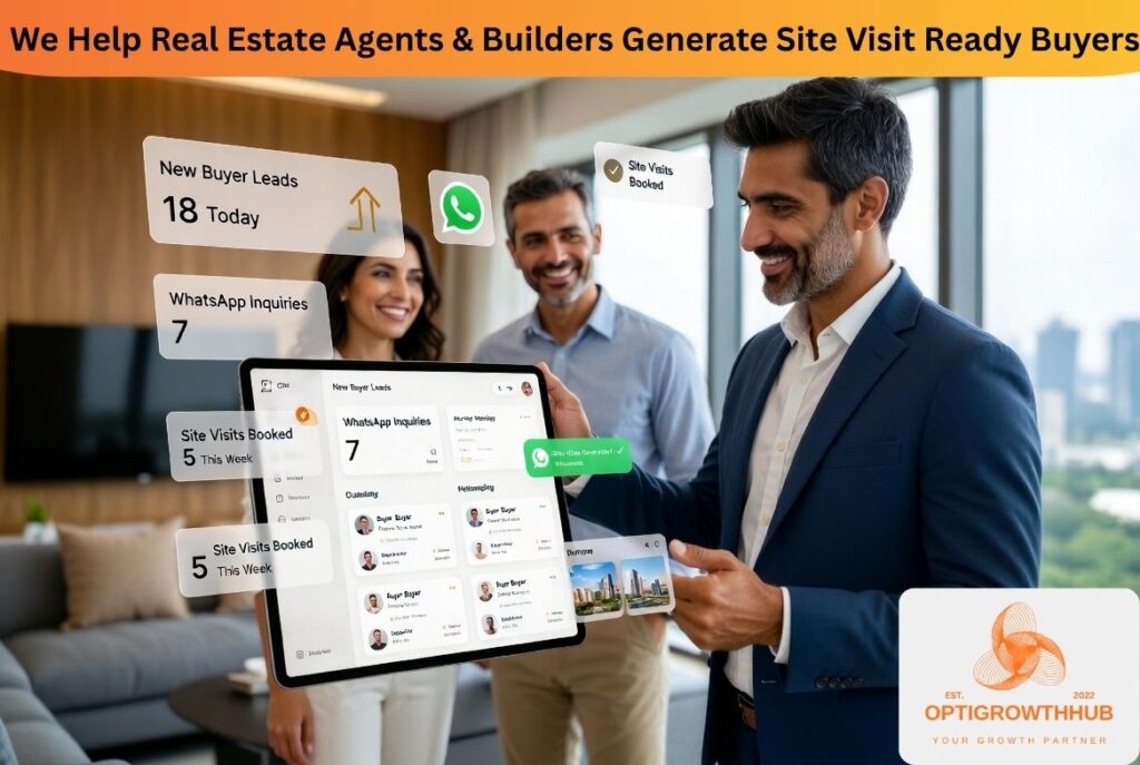 We Help Real Estate Agents & Builders Generate Site Visit Ready Buyers